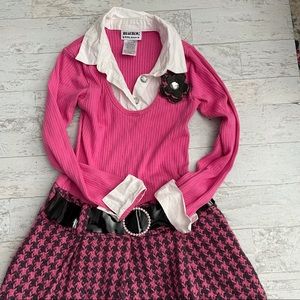 Blueberi Boulevard Pink Plaid Girls Dress sz. 5